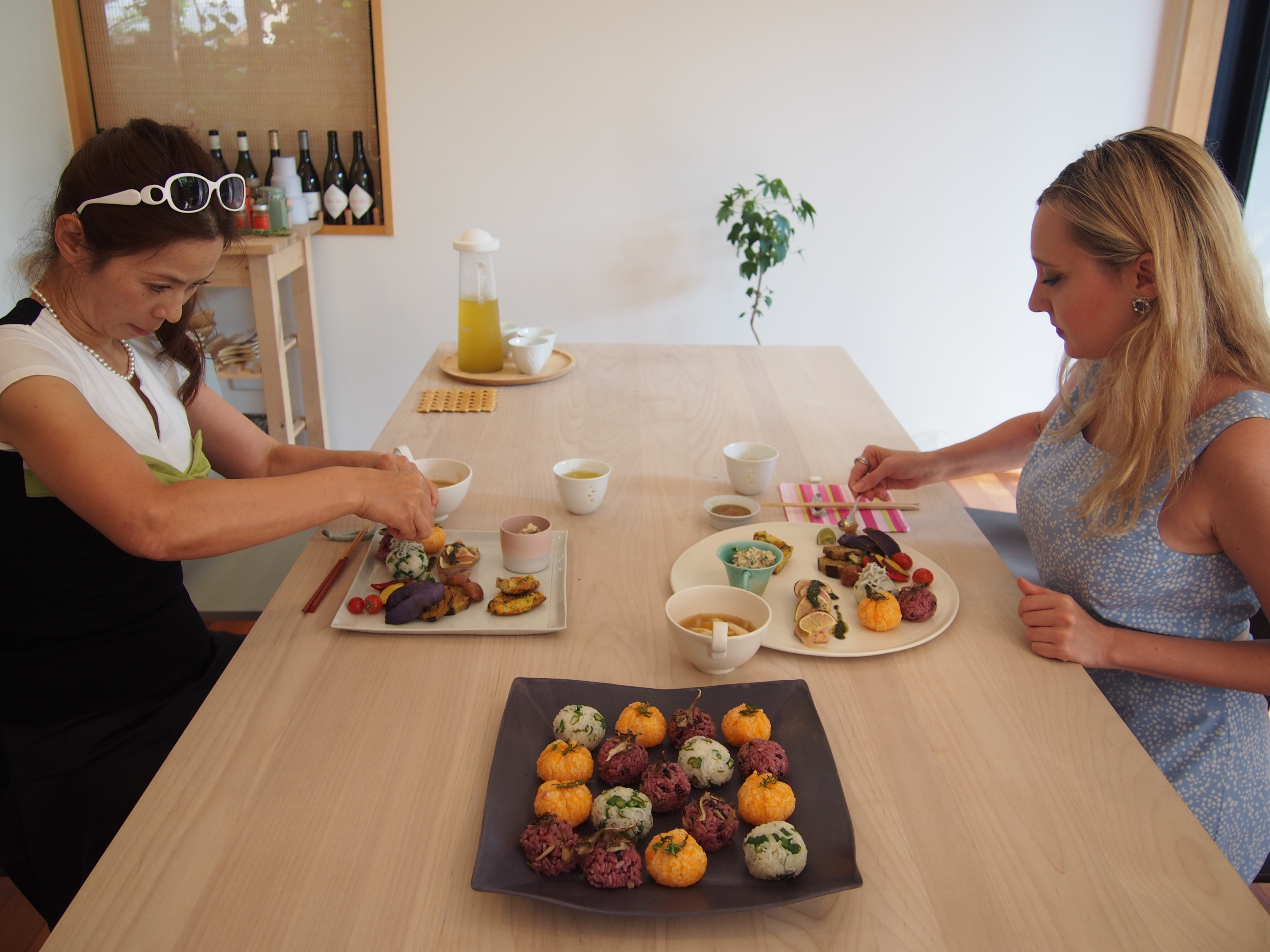 Mami さんの 旬の鎌倉野菜の小手鞠寿司