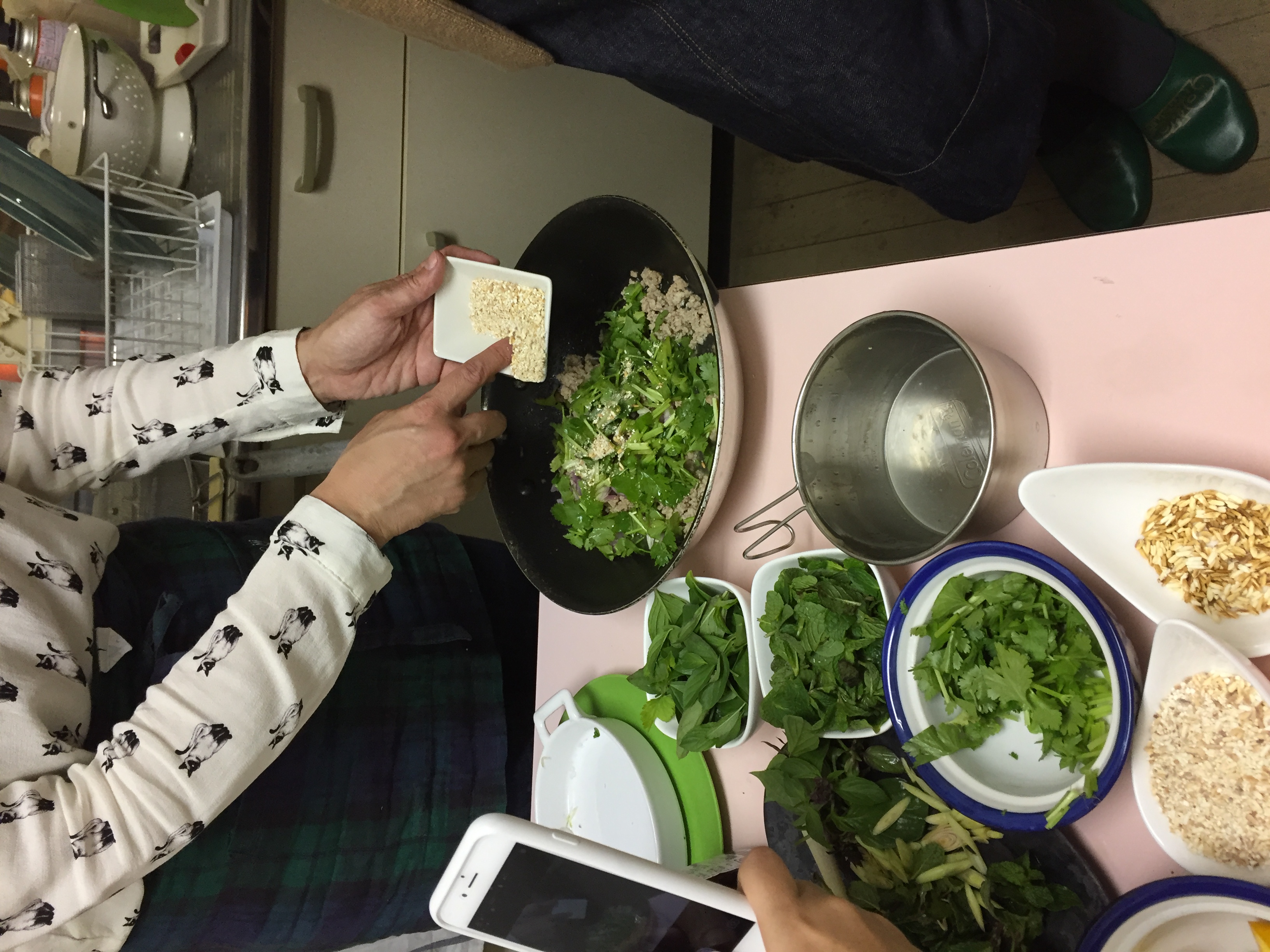 Momoko さんの グリーンカレー研究室！生タイハーブたっぷり！