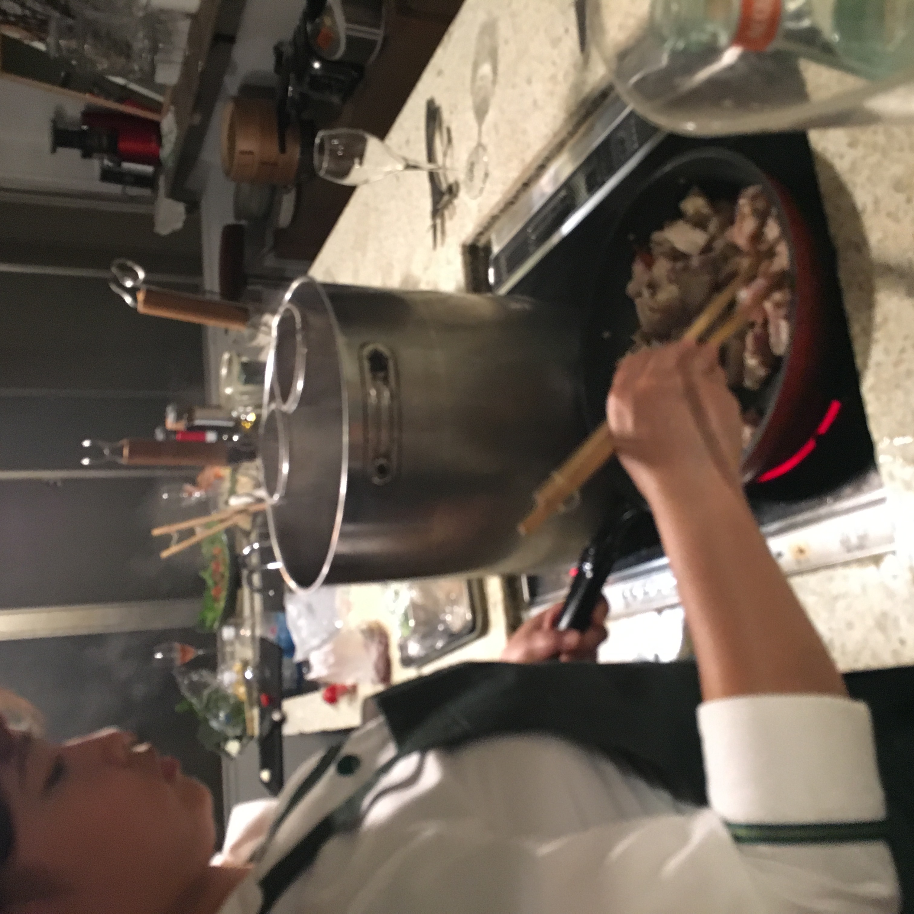 Kiyoshi さんの 丸ごとサンマのペペロンチーノと京町屋。