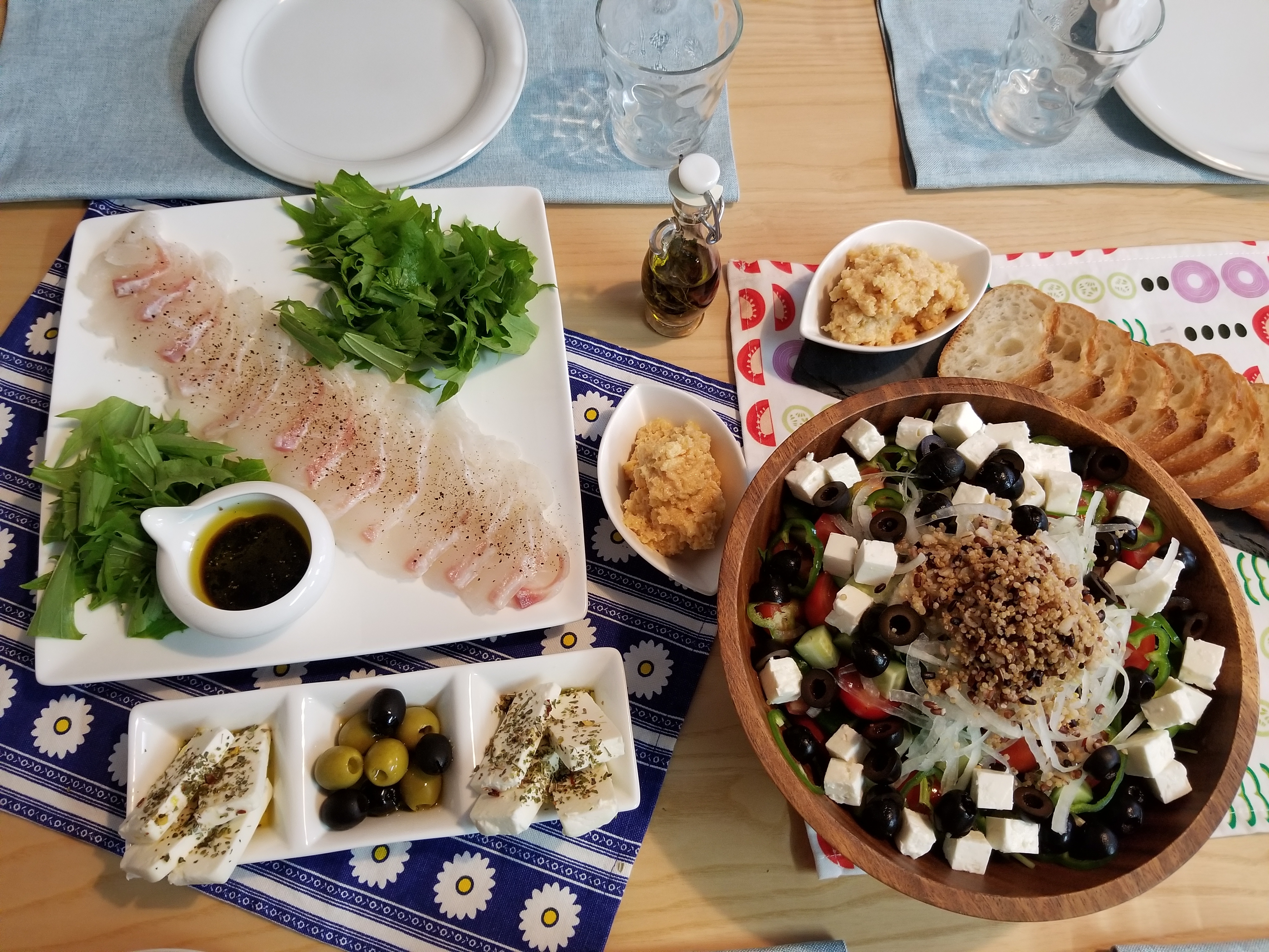 Minami さんの オリーブとハーブ、野菜たっぷり☆ギリシャ料理を食べる会