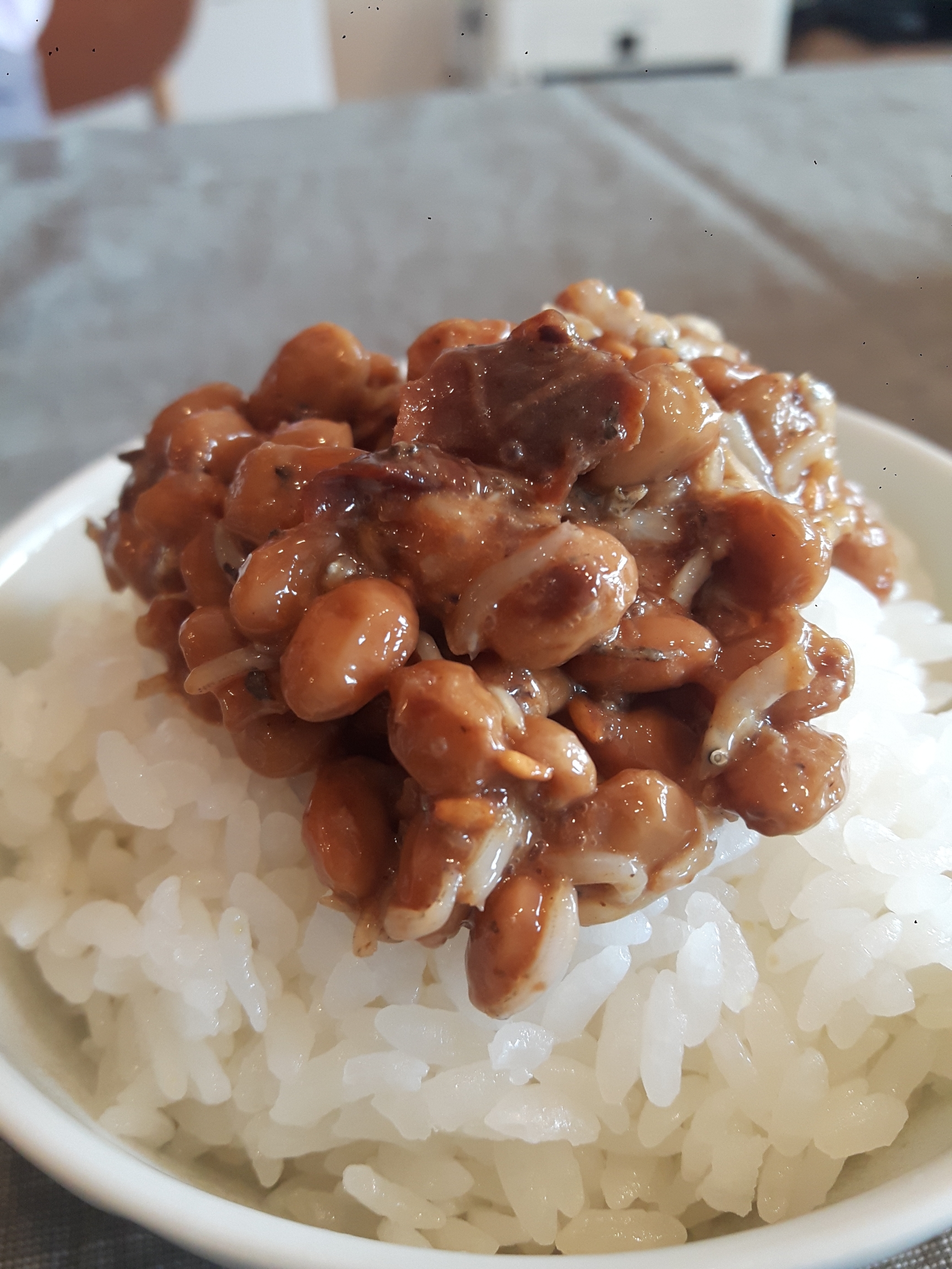 KitchHike User さんの 梅醤[うめひしお]で納豆を食べよう！