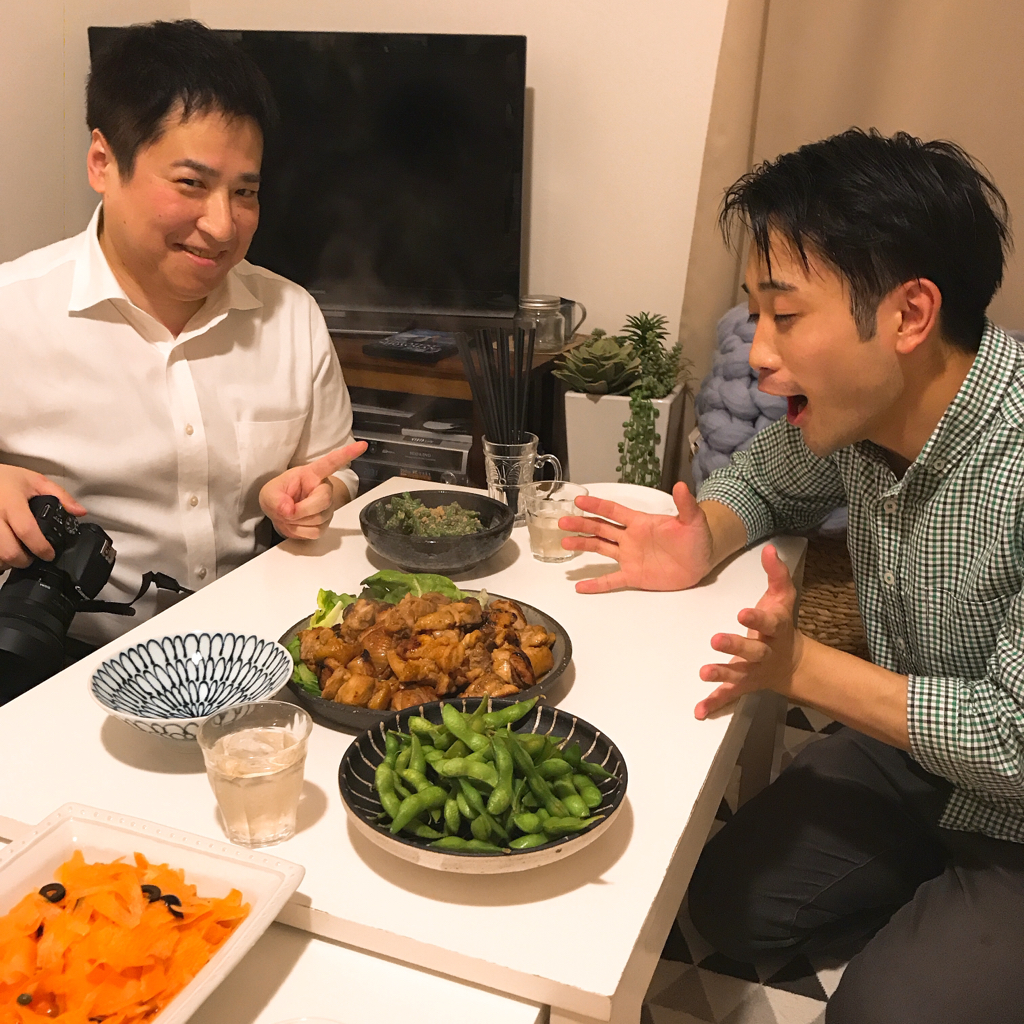 KitchHike User さんの 【食卓を囲もう】　遅めの夜ご飯、ご一緒しませんか！中目黒20:00～♪