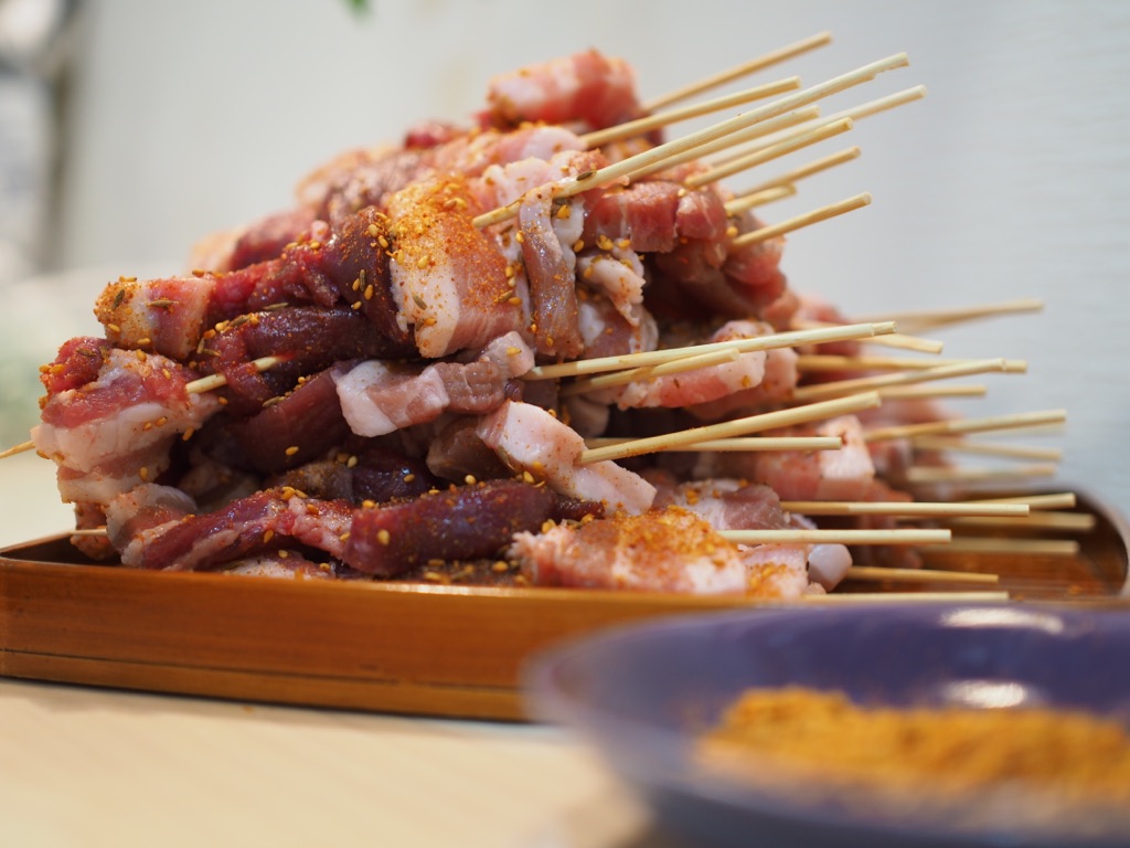 Kyohei さんの 丹波ブルーベリービールとシシシカブーを食す　EIICHIと丹波うまいもん研究会とコラボPop-Upを大阪で開催 @大阪 ここから100