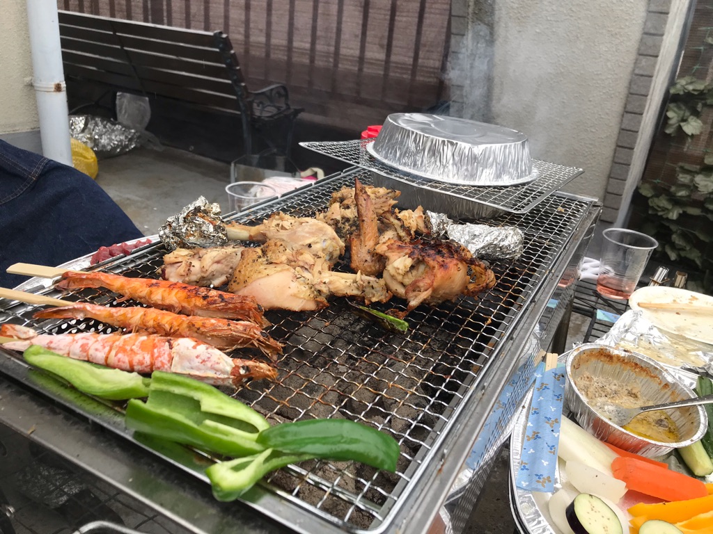 Ouki さんの バーベキューしましょう♪  丸鶏のビア缶チキン追加　参加申込は前日まで！