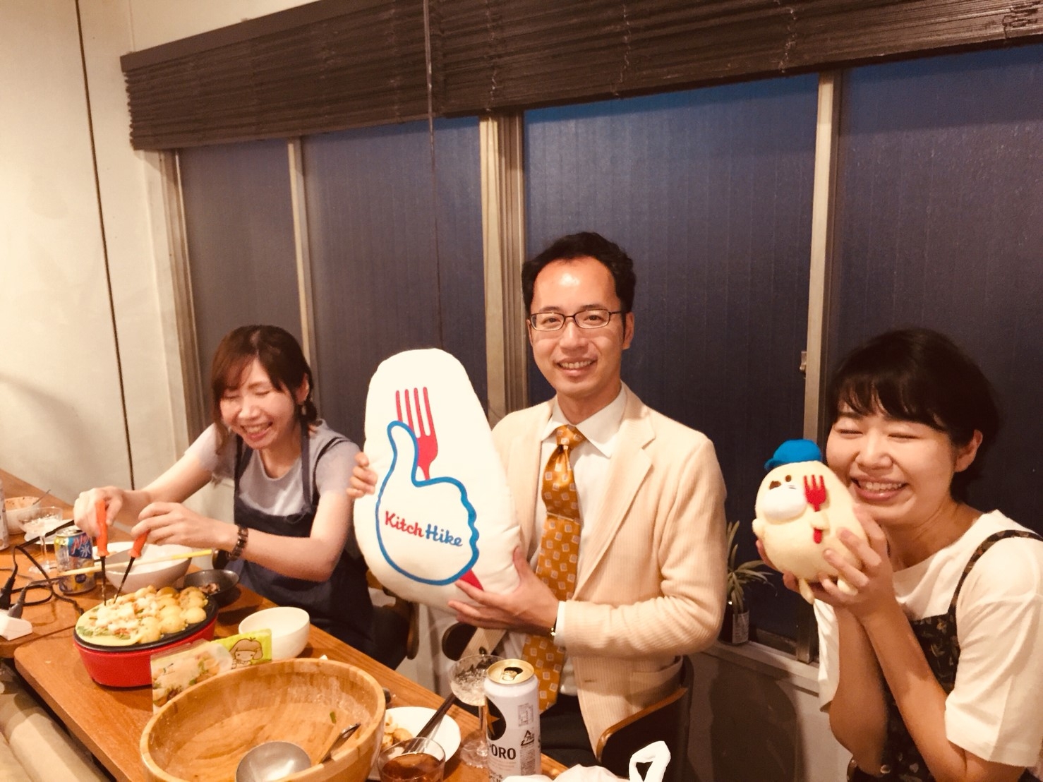 Misato さんの ★☆ たこパマスターことMisatoさんと響子ちゃんプロデュース🐙🐙たこ焼きパーティー☆★