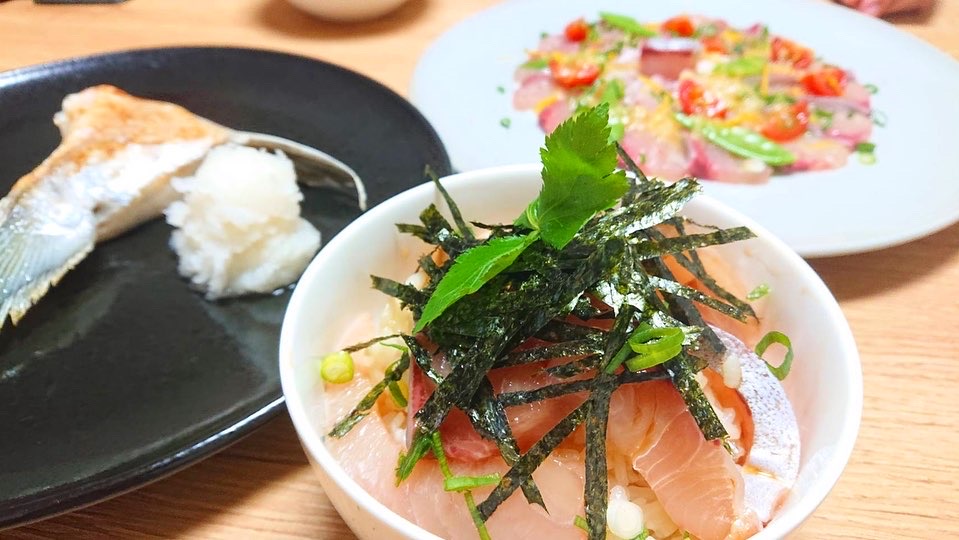 鹿児島県鹿屋市 さんの 船上活〆で驚きの鮮度！"かのやカンパチ”のぷりっぷり食感を「漬け丼」「カルパッチョ」で味わう幸せ晩ごはん